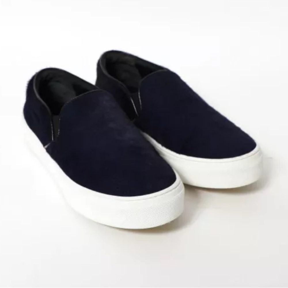 Celine Navy and White Sneakers